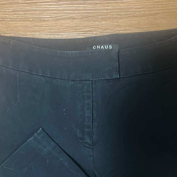 Woman’s Chaus Dark Navy Dress Trousers Straight Legs Classy & Cute Size 10 - Picture 3 of 9